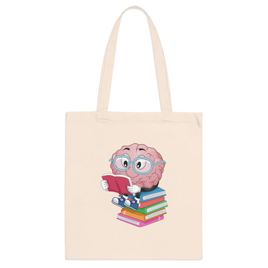 Stofftasche Reading Brain