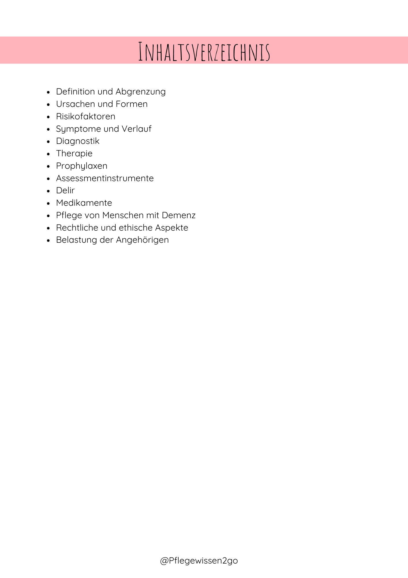 Demenz Kompaktwissen für die Pflegeprüfung