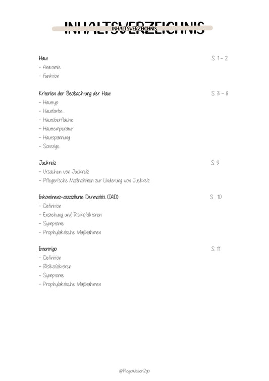 "Optimiere deine Pflegeausbildung mit unserem digitalen Lernzettel zur Haut. Pflege-Lernzettel, Krankenpflege-Notizen, Pflege-Study Guides und mehr! Bereite dich gezielt auf deine Pflegeprüfung vor und werde zum Experten in der Pflegepraxis."