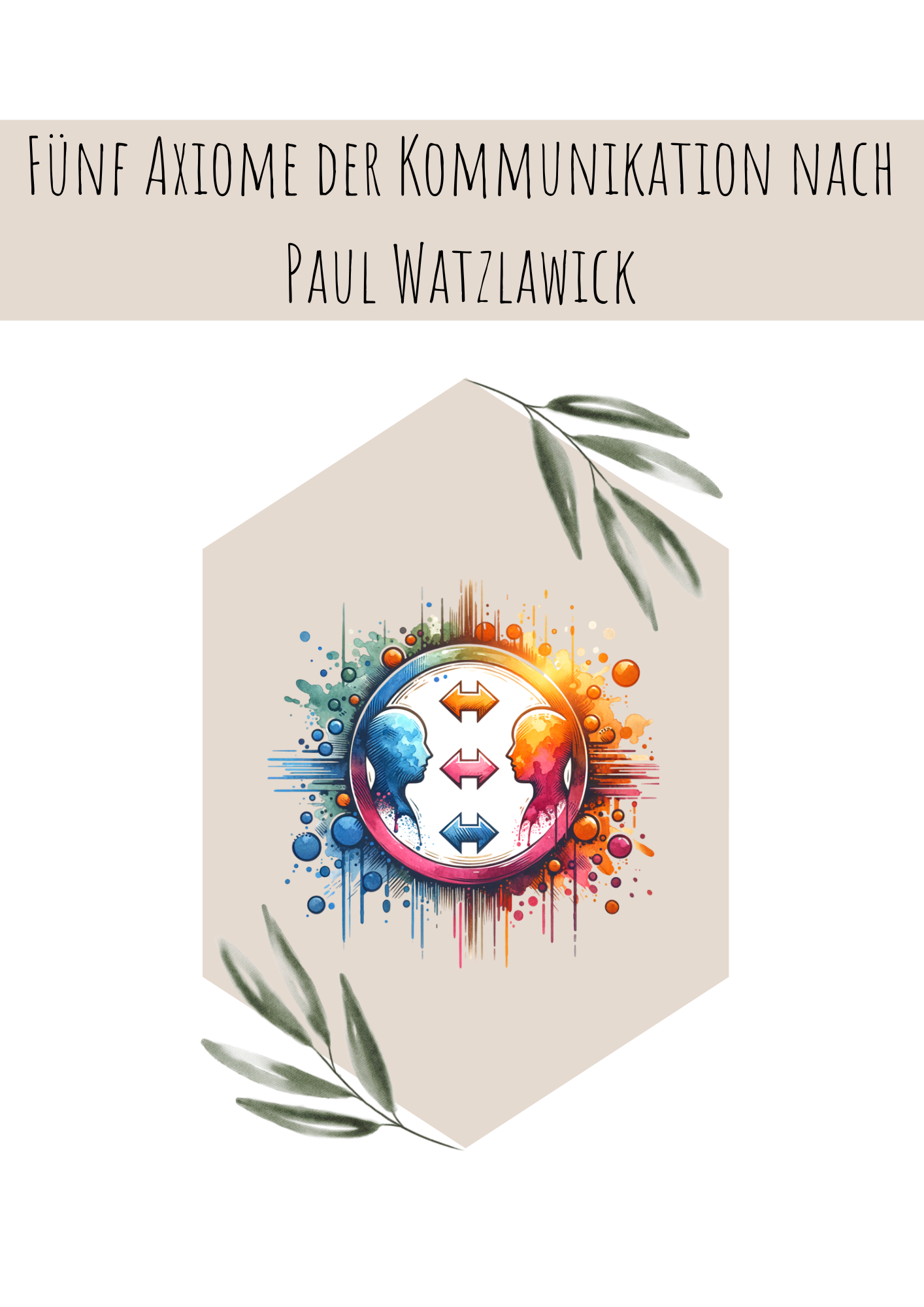 Fünf Axiome der Kommunikation nach Paul Watzlawick