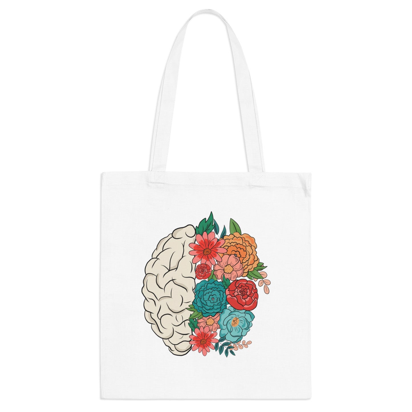 Stofftasche Flower Brain