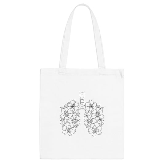 Stofftasche Flower Lung