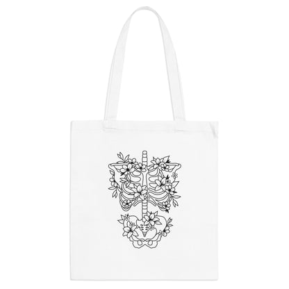 Stofftasche Fancy Skeleton