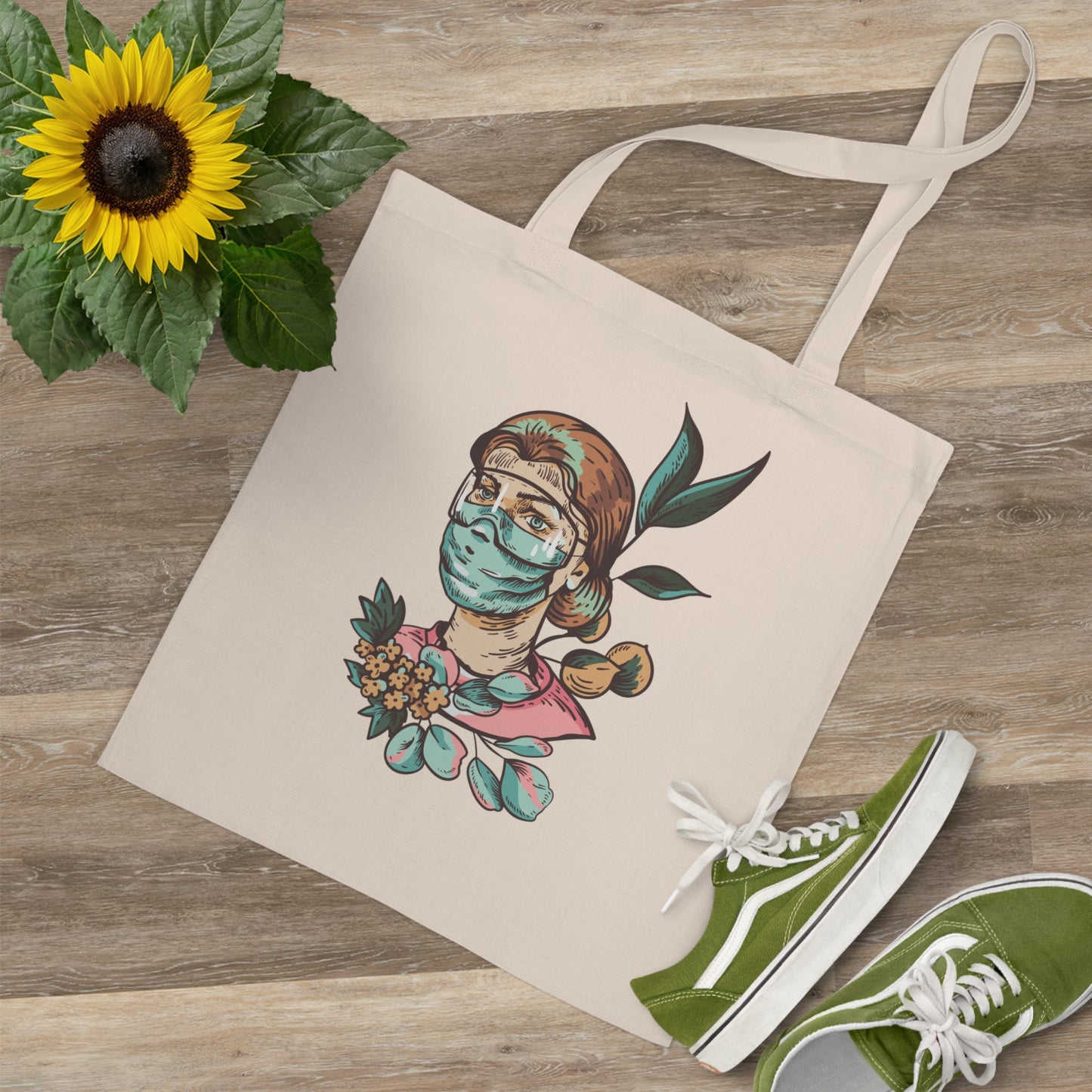 Stofftasche Flower Nurse