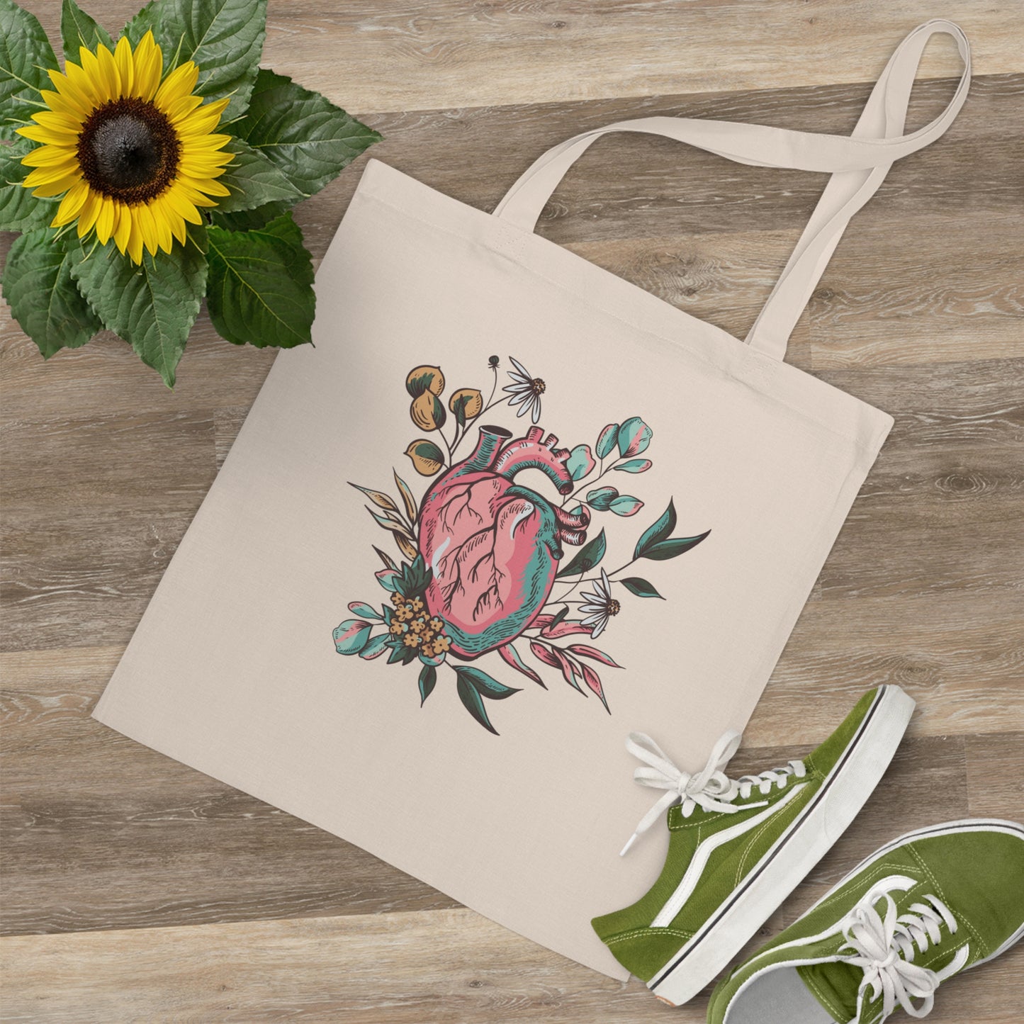 Stofftasche Hippie Heart