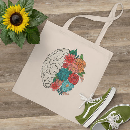 Stofftasche Flower Brain