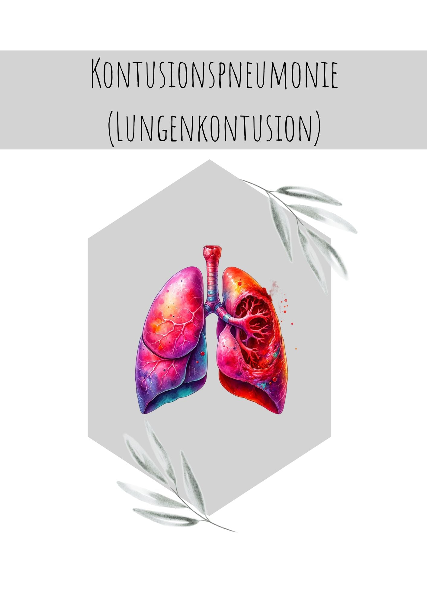 Kontusionspneumonie (Lungenkontusion)