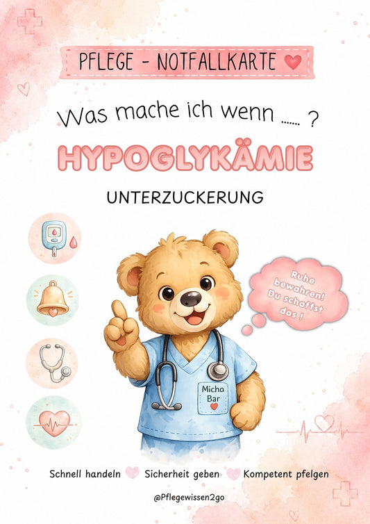 Was mache ich wenn…? Hypoglykämie
