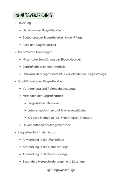 Biografiearbeit